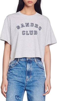 Sandro Club Cotton T-Shirt