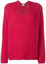 Thumbnail for your product : Moncler ribbed loose fit sweater - women - Cashmere/Wool - M