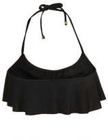 Thumbnail for your product : Topshop Black shelf bikini top
