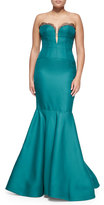 Thumbnail for your product : J. Mendel Strapless Bustier Mermaid Gown, Emerald
