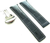 Thumbnail for your product : Tag Heuer Leather Band Strap 22mm For Carerra Cv2a10 Blue Ws 3tc
