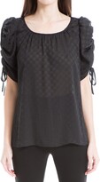Thumbnail for your product : Max Studio Women's 3/4 Ruched Sleeve Blouse