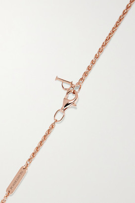 Piaget Possession 18-karat Rose Gold, Carnelian And Diamond Necklace