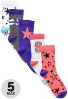 Thumbnail for your product : Free Spirit 19533 Freespirit Everyday Essentials Socks (5 Pack)