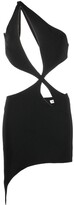 Thumbnail for your product : Mônot Slash-Detail Mini Dress