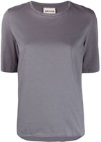 Thumbnail for your product : Semi-Couture mirrored logo crew-neck T-shirt