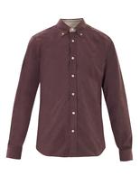 Thumbnail for your product : Rake Contrast insert cotton shirt