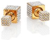 Thumbnail for your product : Vita Fede Double Cubo Crystal Two-Sided Earrings