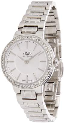 Rotary Watches Women's Lucerne Dial Stainless Steel Bracelet Watch LB90081/02