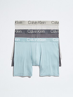 Calvin Klein Men's 3-Pack Ultra Soft Modern Modal Trunk Underwear