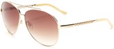 Thumbnail for your product : Just Cavalli Women's Gold Aviator Sunglasses