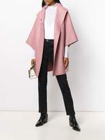 Thumbnail for your product : Harris Wharf London cropped sleeves oversized coat