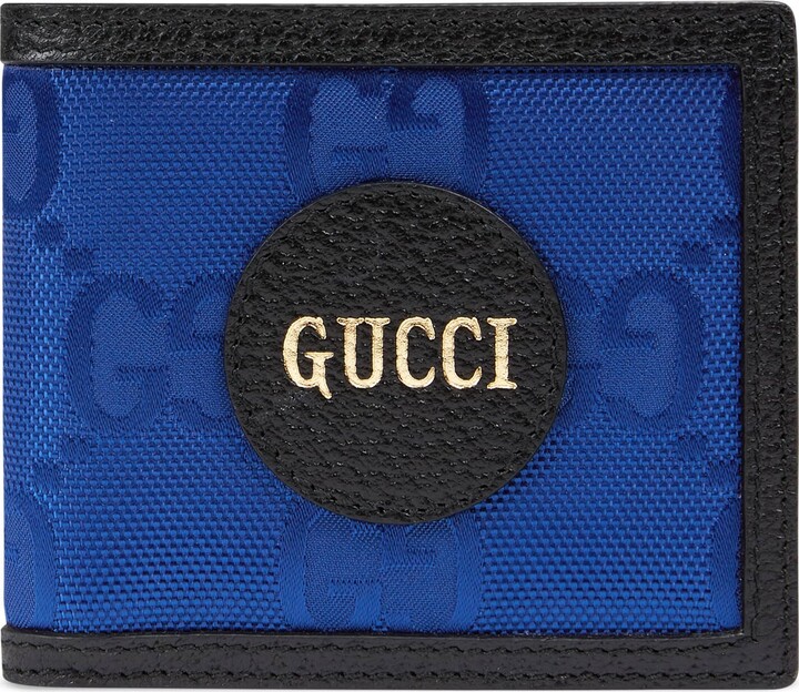 blue gucci wallet