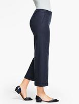 Thumbnail for your product : Talbots Italian Flannel Cuffed Wide-Leg Crop