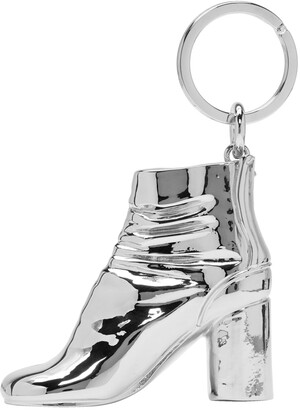 Maison Margiela SSENSE Exclusive Silver Tabi Boot Keychain