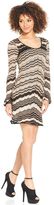 Thumbnail for your product : XOXO Juniors' Zig-Zag Pointelle-Knit Dress