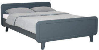 Laurette Round Bed 140x200cm - Dark Grey