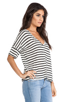 Thumbnail for your product : Feel The Piece Linen Stripe Tee