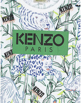 Thumbnail for your product : Kenzo All-over jungle-print cotton T-shirt 4-14 years