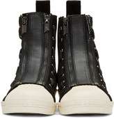 Thumbnail for your product : Y-3 Black Pro Zip High-Top Sneakers