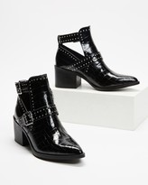 Thumbnail for your product : Steve Madden Women's Black Heeled Boots - Andy - Size 8 at The Iconic