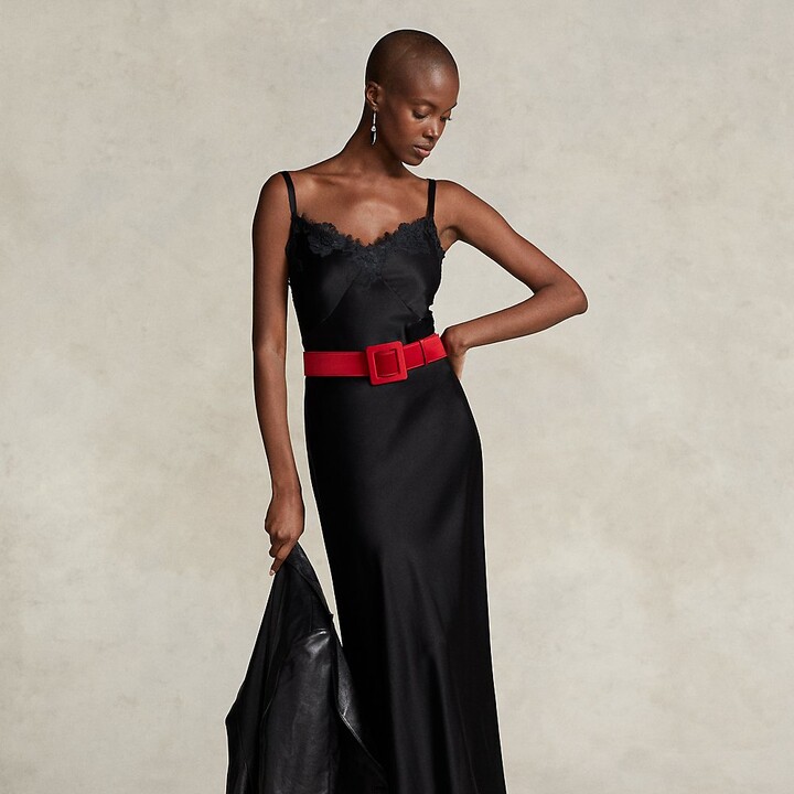 Ralph Lauren Black Lace Dress | ShopStyle