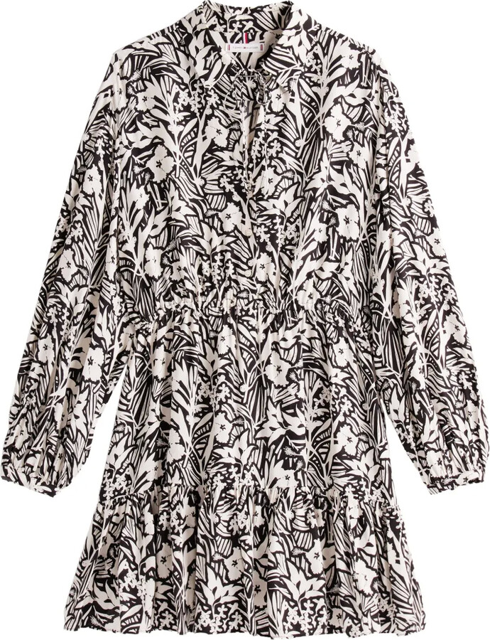 Tommy Hilfiger Floral Print Mini Dress