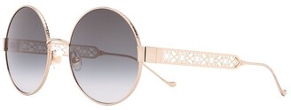 Elie Saab 063/S round-frame sunglasses