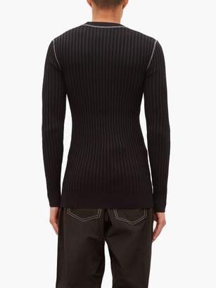 Eytys Incubus Wide-ribbed Sweater - Mens - Black