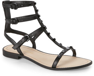Rebecca Minkoff Black Georgina Studded Gladiator Sandals