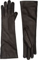 Thumbnail for your product : Barneys New York Long Leather Gloves-Black