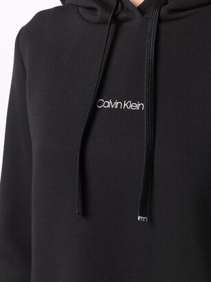 Calvin Klein Wide-Sleeve Cotton-Blend Hoodie