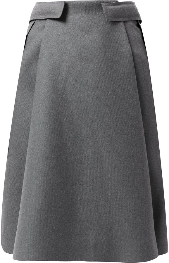 Wool A Line Skirt | ShopStyle