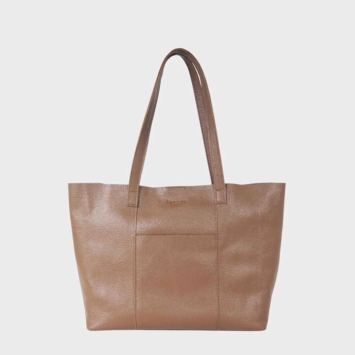 HOT Assots London Designer Soft Leather Tote Bags Tan Leather