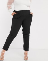 Thumbnail for your product : Simply Be tapered pants in black