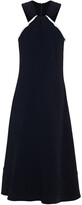 Thumbnail for your product : Proenza Schouler Pleated cady midi dress - Black - US 2