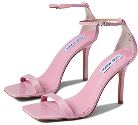 Steve Madden Candy Patent Linus Heels in Pink Womens Shoes Heels Sandal heels 