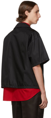 Prada Black Nylon Gabardine Shirt