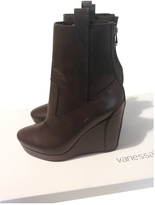 Thumbnail for your product : Vanessa Bruno Brown Leather Ankle boots