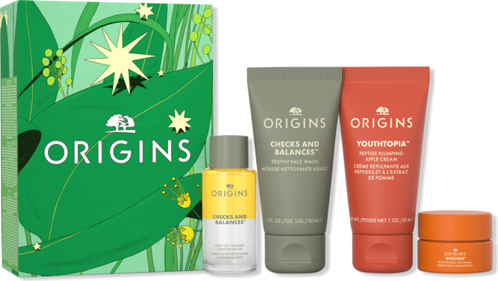 Cleanse & Glow Essentials Origins Most Loved Gift Set