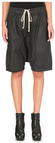 Thumbnail for your product : Rick Owens Waxed cotton shorts