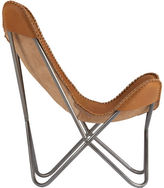 Thumbnail for your product : CB2 1938 Tobacco Leather Butterfly Chair