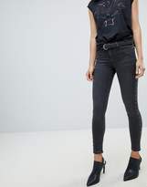 Thumbnail for your product : AllSaints washed skinny jean with studding