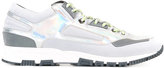 Thumbnail for your product : Lanvin metallic patchwork running sneakers
