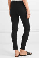 Thumbnail for your product : Frame Le Skinny De Jeanne Distressed Mid-rise Jeans - Black