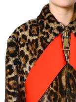 Thumbnail for your product : Givenchy Leopard Printed Marmot Fur Jacket