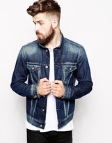 Thumbnail for your product : Replay Denim Jacket Mid Wash Trucker - Blue