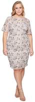 Thumbnail for your product : Adrianna Papell Plus Size Suzette Embroidery Sheath Women's Dress