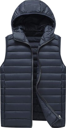 Huicai Mens Packable Lightweight Puffer Vest Winter Waistcoat Padded Outdoor Gilets Body Warmers Vest Jacket