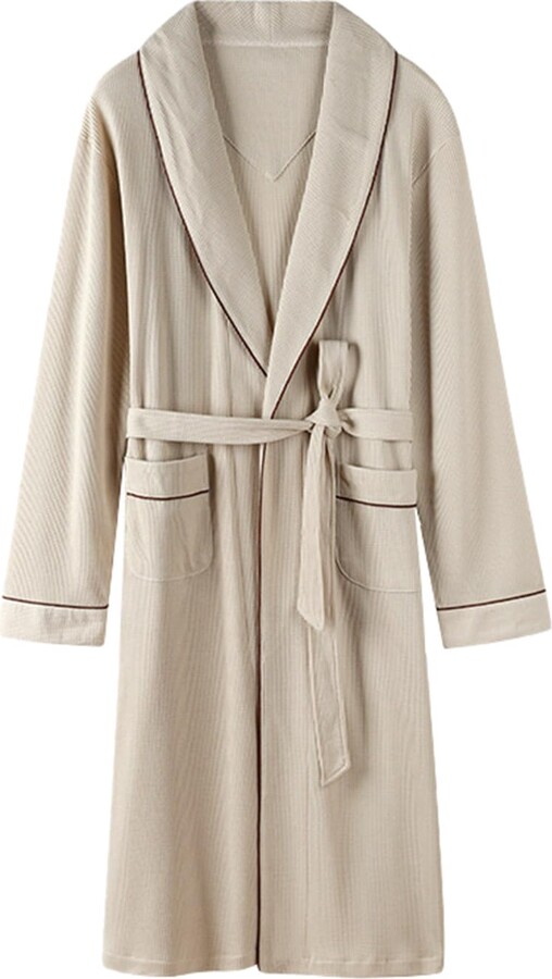 RAFYZY Mens LongSleeve Nightgowns ShopStyle Robes